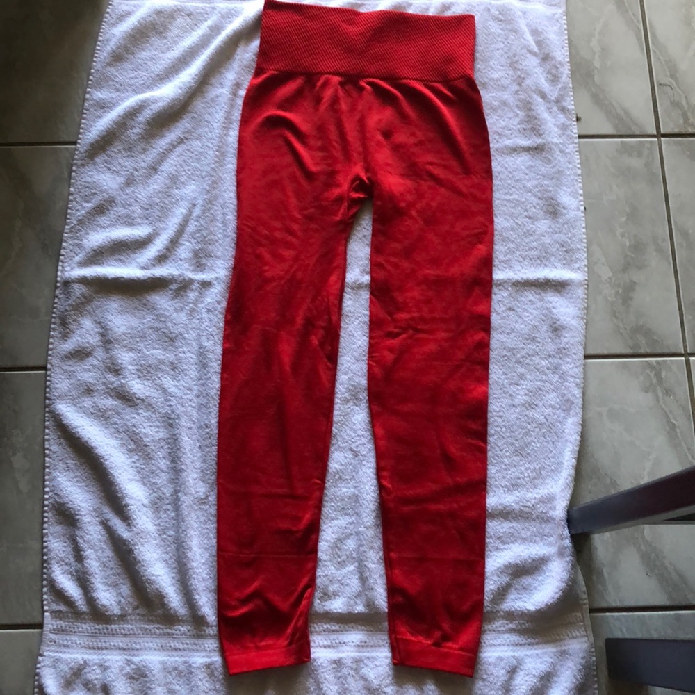thermal high waist leggings